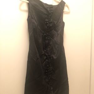 lilly pulitzer ruffle black sheath dress s